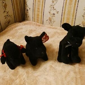 Ty Pet Dog Scottie,luke, Gigi 1996,98, 99